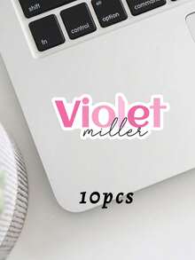 10pcs Customized Name Labels/Back To School Supplies/Water Bottle Waterproof Stickers/School Essentials/School Waterproof Name Labels/Personalized Name Stickers/Suitable For College Students Laptop Lunch Box Phone Case Etc, Gift Ideas - Multicolor - View 19