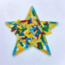 150g/Pack Colorful Glass Mosaic Tiles, Crystal Clear And Vibrant Colors, Suitable For DIY Crafts, Art & Craft Decoration, Mosaic Art, Murals, Artworks - Glass Strip - View 4