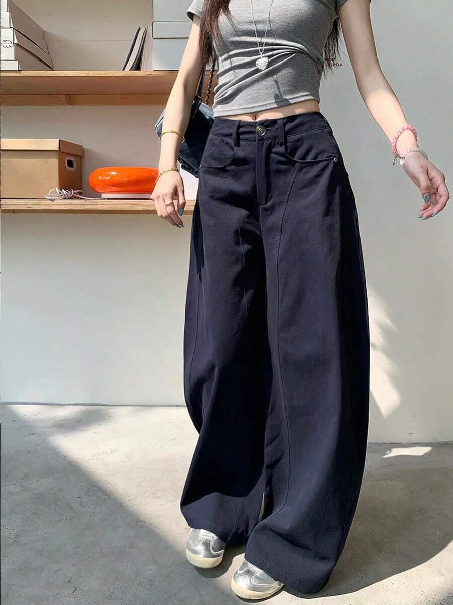 Women Jeans - Dark Blue - View 1