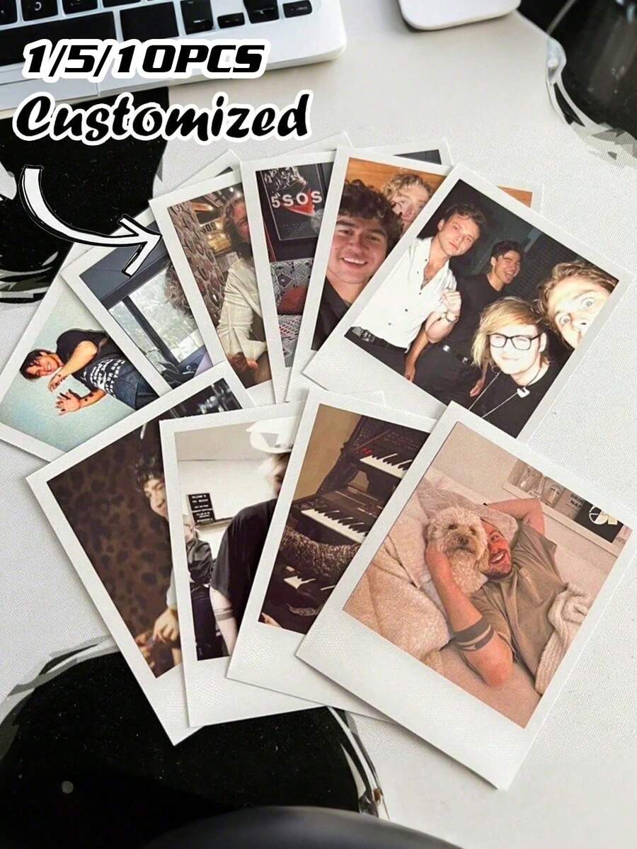 1/5/10PCS Custom Photo, Customized Photo Wall Art,Photo Print ,Custom Photo,Printing For Birthday Gifts ,Personalized Picture ,Gift For Him, Gift For Mom, Gift For Friends, Gift For Boyfriend,Gift For Girlfriend,Home Decor, Decoration, - Multicolor - View 1