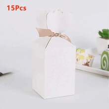 5/15/20pcs Cajas de embalaje de papel kraft, cajas de regalo de cartón, adecuadas para el Día de San Valentín, el Día de la Madre, fiestas, decoración de bodas, suministros para pequeños negocios, cajas de embalaje, decoración de bodas - caja de regalo - Ver 14