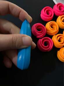 10pcs Colorful Silicone Spool Anti-Slip Thread Organizer, Anti-Tangle Thread Holder, Suitable For Sewing, Cross Stitch And Embroidery, DIY Christmas Handmade Thread Organization, For Craft Enthusiasts - Silicone Spool - View 2