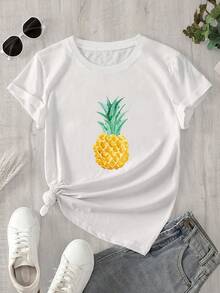 Halloween Graphic T-Shirt - White - View 1