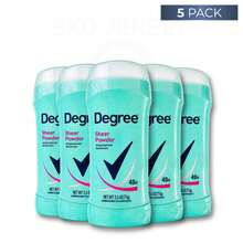 Degree Women Sheer Powder 48H Odor Protection Deodorant Stick 2.6oz / 74g Pack Of 5 - Multi Scents - View 12