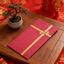 6/12pcs High-Quality Red Envelopes With Popular Gold Butterfly Ribbon Pattern, Suitable For Lunar New Year, Birthday, Wedding, Valentine's Day, Party Gift Bags, Cash Envelopes - View 7