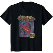 Disney 2026 The Amazing Spider-Man Marvel T-Shirt Unisex Short Sleeve Premium Cotton Classic Fit Crew Neck Casual Top For Men - 2 - 查看 2
