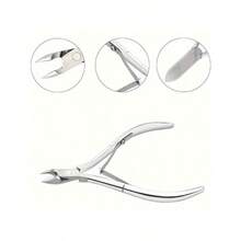 1/8 Pieces Professional Cuticle Cutter And Propeller Manicure Tool Set With Dual Springs - Perfect Nail Care Tool For Home/Spa/Salon Manicure And Pedicure Beauty (Silver) - Silver - View 5