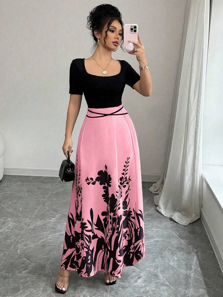 Women Midi Dresses - Rosa - View 1