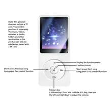 1.8" Bluetooth MP3 Music Player, Portable MP4 Audio Player With MP3 Card Slot, 150mAh Battery - Multicolor - View 5