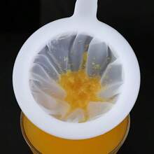 100 Mesh Fine Mesh Strainer, Hanging Reusable Food Filter Sieve, Multi-Purpose Kitchen Screen For Home Brewing, Wine, Tea, Soymilk, Juice, Flour And Baking, Easy To Clean Durable Kitchen Utensil, Must-Have Kitchen Gadget For Home & Apartment - Multicolor - View 5