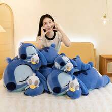 50/70cm Stitch Plush Doll Stitch Lilo Doll Cute Duck Plush Stuffed Decoration Toy Kawaii Children's Birthday Gift - Blue - View 3