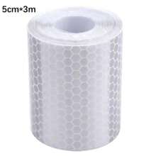 1pc Adhesive Reflective Warning Grid Sticker - A - View 10
