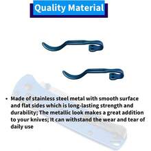 2PCS Blue Deep Carry Pocket Clip Compatible With 535 With Screws - A - View 3