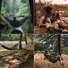Rede De Dormir Descanso Camping Nylon Camuflada Pesca Exercito Acampamento - Verde Militar - Visão 2
