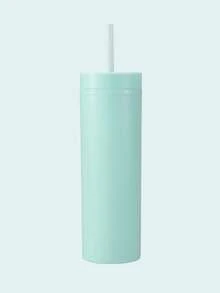 1件客製化姓名吸管杯 16oz 纖細保溫隨行杯附蓋 防漏可客製化水壺 適用汽車杯架 伴娘邀請禮物 - 彩色 - 查看 10