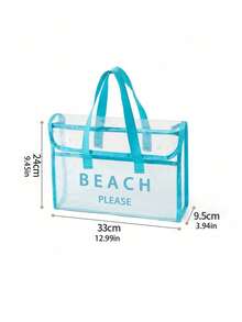 Túi đi biển PVC chống nước họa tiết "BEACH PLEASE" nhiều màu, túi đi biển nữ, túi tote trong suốt, túi tote thạch, túi xách hồ bơi cỡ lớn, phụ kiện đi biển, đồ dùng thiết yếu cho du lịch và kỳ nghỉ du thuyền, phù hợp cho đi biển, du lịch, mua sắm, hoạt động ngoài trời, đi làm, đi học và sử dụng hàng ngày, quà tặng sinh nhật độc đáo, quà tặng lễ hội, quà tặng tiệc, quà tặng Ngày của Mẹ, quà tặng kỳ nghỉ, quà tặng đám cưới, quà tặng tựu trường - Nhiều màu - Xem 11