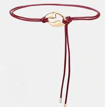 1 Elegant Dress Belt, Thin PU Belt With Gold Buckle - A - View 19