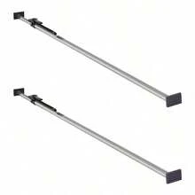 [Free Shipping] Load Stabilizer Bars 89"-104" For Box Trucks Semi-Trailers Trailers, Heavy-Duty Steel Ratcheting Mechanism Rubber Foot Pads 2PCS - Default0 - View 7