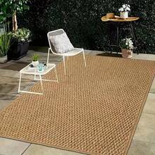 1pc Outdoor Rug, Thick Faux Sisal Rug, Garden Rug, Camping Rug, Thick Rug, Water Washable Bottom, Sturdy , Dirt-Resistant, Kitchen Thick Rug, Decorative Rug, Style Rug, Shower Rug, Home Decor Room Accessories, Living Room Rug, Bedroom Rug, Entryway Rug, Kitchen Rug, Bathroom Rug, Study Room Rug - Dark Brown - View 18