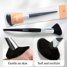 NOVO 3pcs Professional Makeup Brush Set, Contour Brush, Nose Shadow Brush, Eyeliner Brush, Super Soft Makeup Brush Set, Suitable For All Skin Types Contour, Eyeshadow, Eyebrow And Lip Makeup Brush Tools - Multicolor - View 2