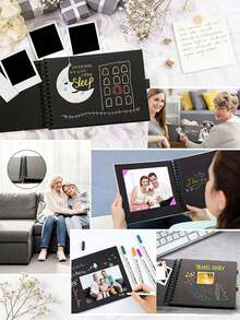 Personalized Heart-Shaped Multi-Color Scrapbook Photo Album, Suitable For Birthday Milestones And Core Memories, Customized Scrapbook Gift - Multicolor - View 10