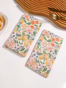 20pcs Disposable Paper Napkins Are The Perfect Choice For Western-Style Party-Printed Tableware. Their Simple Lace Patterns Suit Birthdays, And Other Occasions. Ideal For Indoor And Outdoor Dining, Festive Home Tableware, - A - View 8