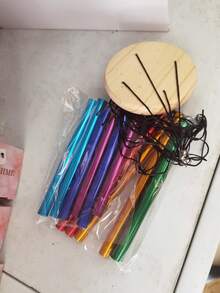 1pc Outdoor Wind Chime, Includes 12 Aluminum Alloy Tubes And Hook, Outdoor Memorial Wind Chime, Holiday Decoration, Party Decoration, Home And Store Decoration, Suitable For Outdoor Garden And Memorial Space Holiday Decoration, Wall Decoration Gift, Birthday Gift - One Size Fits All - View 8