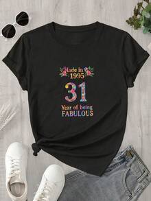 Halloween Graphic T-Shirt - Black - View 1