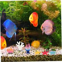 Mini Decoración de Acuario de Coral de Perla, Adecuado para Varios Tipos de Acuarios, Diseño Realista, Colores Vibrantes, Crea un Hermoso Paisaje Submarino - Talla única para todos - Ver 8
