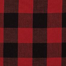 Buffalo Check - Servilletas para cena, juego de 4 linos - Rojo/black - Ver 3