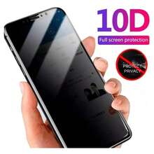 Matte Curved Privacy Screen Protector For Moto Edge 60 Pro, Anti-Spy, Anti-Fingerprint, Full Protection - Black - View 6