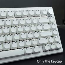 可愛貓咪 MAO 側印背光鍵帽，PBT 材質，6.25U 空格鍵 DIY 鍵盤配件，相容於 MX 軸機械鍵盤，適用於電競與辦公，僅含鍵帽 (不含鍵盤) - 查看 10