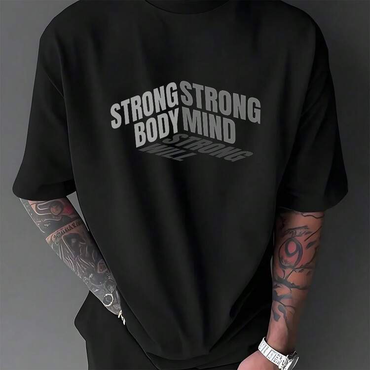 Men T-Shirts - Black - View 1