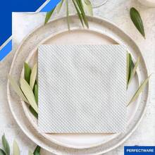 2 Ply White Beverage Napkins - Pack of 200ct - 200ct + Blanco - Ver 9