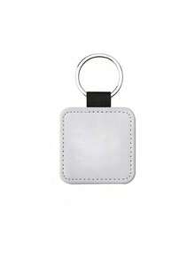 Custom Photo Keychain, Durable PU Leather & Stainless Steel, Rounded-Corner Square/Rectangle. Upload Photos To Customize. Ideal For Valentine's Day, Birthday, Teacher's Day, Back To School, Parties & Family Keepsakes For Men And Women. - Multicolor - View 14