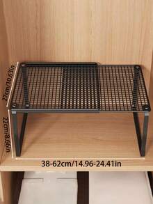 Expandable Under-Sink Storage Rack | Multi-Purpose Storage Rack For Kitchens, Cabinets, Wardrobes, And Shoes | Adjustable Shelving Unit, Suitable For Countertops And Wardrobes - Multicolor - View 16