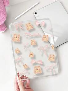 1件 TPU 軟殼蝴蝶熊圖案彩繪平板保護殼，相容 iPad 10.9/10.2/5代 Air/Pro 11/10代/9.7/Air 2/7代，相容 iPad/8代 Air 4/5/Pro 11/10代 10.9 吋 2022，相容 Air 11 吋 (M3) 2025，Mini 1/2/3/Mini 4/Mini 5/Mini 6/Mini 7，Air 11 吋 (M2)-2024/Pro 11 吋 (M4)-202，相容 A7/A8 機型，不含筆，輕量軟殼無筆槽版 - 彩色 - 查看 2