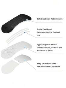 30/60/90/120/150pcs Regular Nasal Strips - Black - View 2