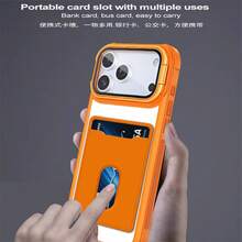 Skin-Feel Card Holder Stand Series Compatible With Apple 17pm/17pro/16pm/16pro Etc. - Green - View 5