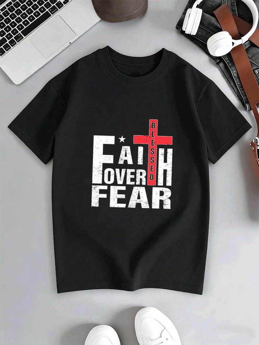 Men T-Shirts - Black - View 1