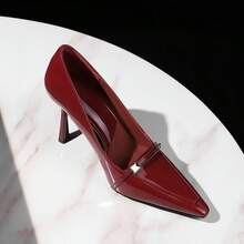 Women Pumps - Burgundy - View 2