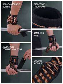 GOUNOD New Style Wrist Straps For Weight Lifting - Gym Wrist Wraps For Strength Training, Bodybuilding & Deadlifting. - Multicolor - View 8