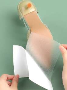 1pc High Heel Shoe Sole Anti-Slip Pad, Noise Reduction Trimable Sole Protection Sticker, Wear-Resistant Self-Adhesive Anti-Slip Sticker, Extended Anti-Slip Sticker - Multicolor - View 10