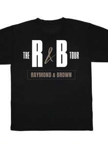 Camisetas Personalizadas de la Gira de R&B, Camiseta Breezy Bowl, Camisetas para Ella, Camisetas para Él, Idea de Regalo, Camisetas Breezy, Gira 2026, Regalos para Ella - Negro - Ver 1