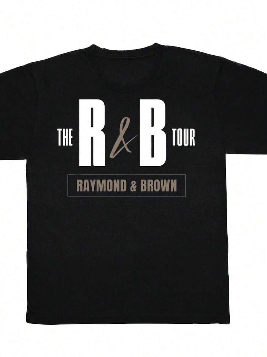 Camisetas Personalizadas de la Gira de R&B, Camiseta Breezy Bowl, Camisetas para Ella, Camisetas para Él, Idea de Regalo, Camisetas Breezy, Gira 2026, Regalos para Ella - Negro - Ver 1