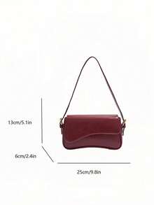 Fashionable Women's Crossbody Bag Suitable For Daily Outings, Travel, Shopping And Strolling - Red - View 8