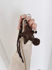 Women's Bag Charm Fashionable Personalized Coffee Star Knot - Coffee - View 7