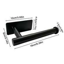 5pcs Upgraded Stainless Steel Bathroom Hardware Set, Cabinet Towel Bar Wall Mount Bathroom Organizer, Modern Bathroom Accessories Set, Wall-Mounted Space-Saving, Waterproof And Rust-Proof, Suitable For Bathroom And Kitchen Towel Rack, Paper Holder, Hooks, Can Hang Towels, Paper, Bath Towels, Clothes - Multicolor - View 10