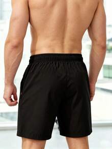 3pcs Men's Sports Casual Outdoor Fashion Shorts With Built-In Drawstring And Zipper Pockets - Multicolor - View 5