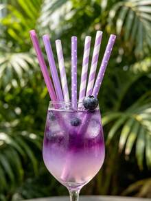 200|100|50|25Pcs Assorted Paper Drinking Straws, Suitable For Birthday, Christmas, Wedding, Halloween, Bridal Shower, Cocktail Party, Juice Party Decoration - View 9